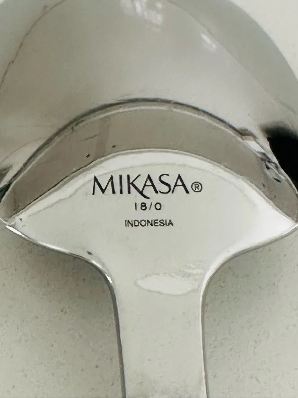 Mikasa Zena Stainless Steel Silver Soup Spoons Set of 4